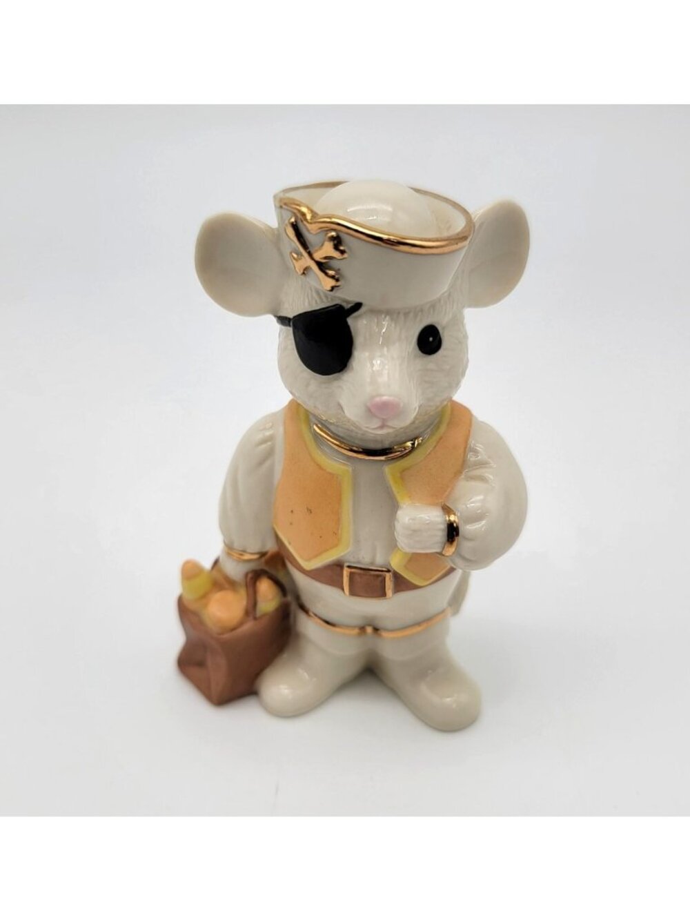 Lenox Itty Bitty Buccaneer Pirate Mouse Halloween Figurine